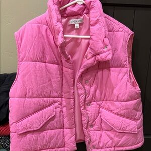 Pink Puffer Vest